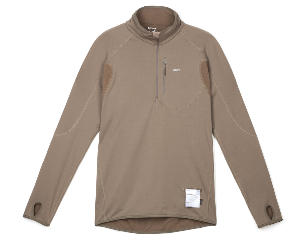 Satisfy SATISFY RUNNING GhostFleece Half-Zip | Shop online at SEVEN