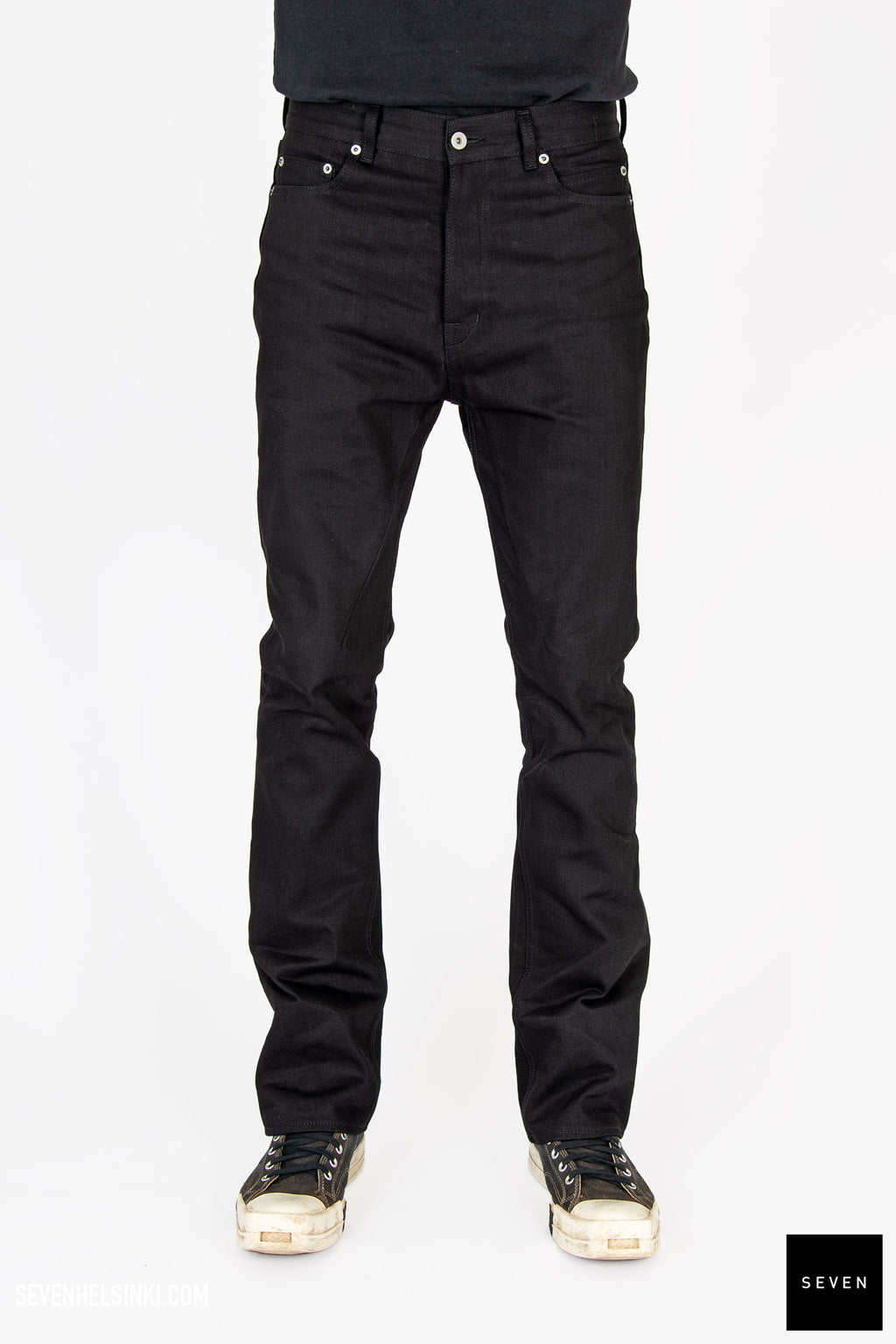 希少新品【RICK OWENS DRKSHDW】ブーツカットデニムJIM CUT Rick Owens DRKSHDW Black Jim Cut Jeans Rick Owens Drkshdw