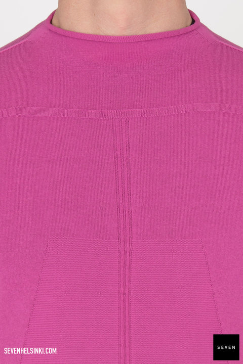 OVERSIZED GEO ROUND NECK