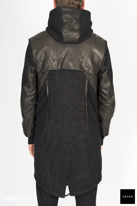 HOODED COAT W/ REMOVABLE LINING