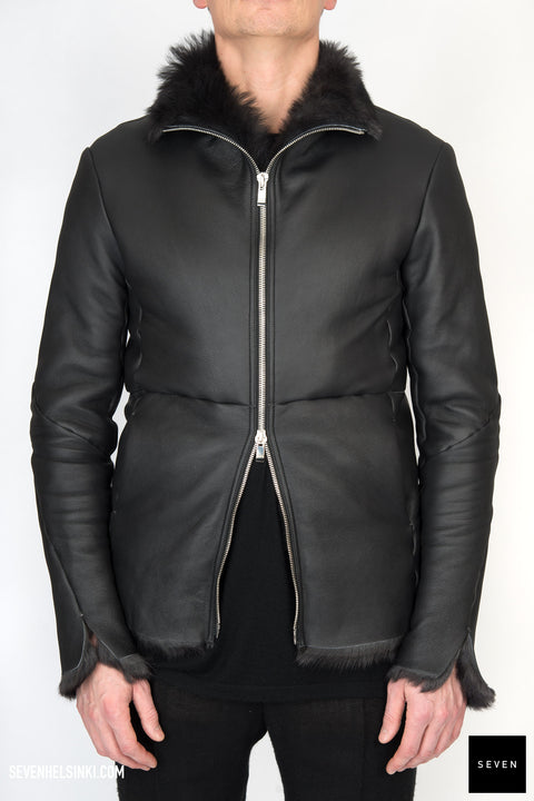 BLACK SHEEP SHEARLING JACKET