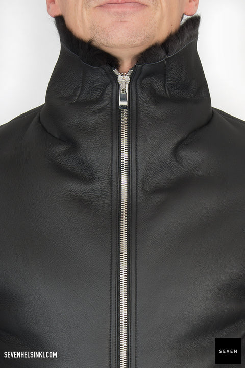 BLACK SHEEP SHEARLING JACKET