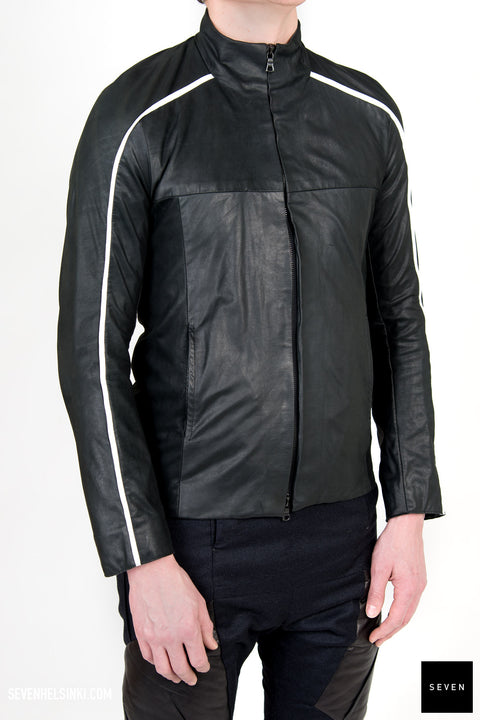 SLIM LEATHER JACKET