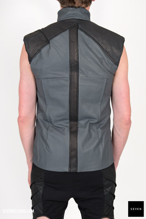 LEATHER VEST