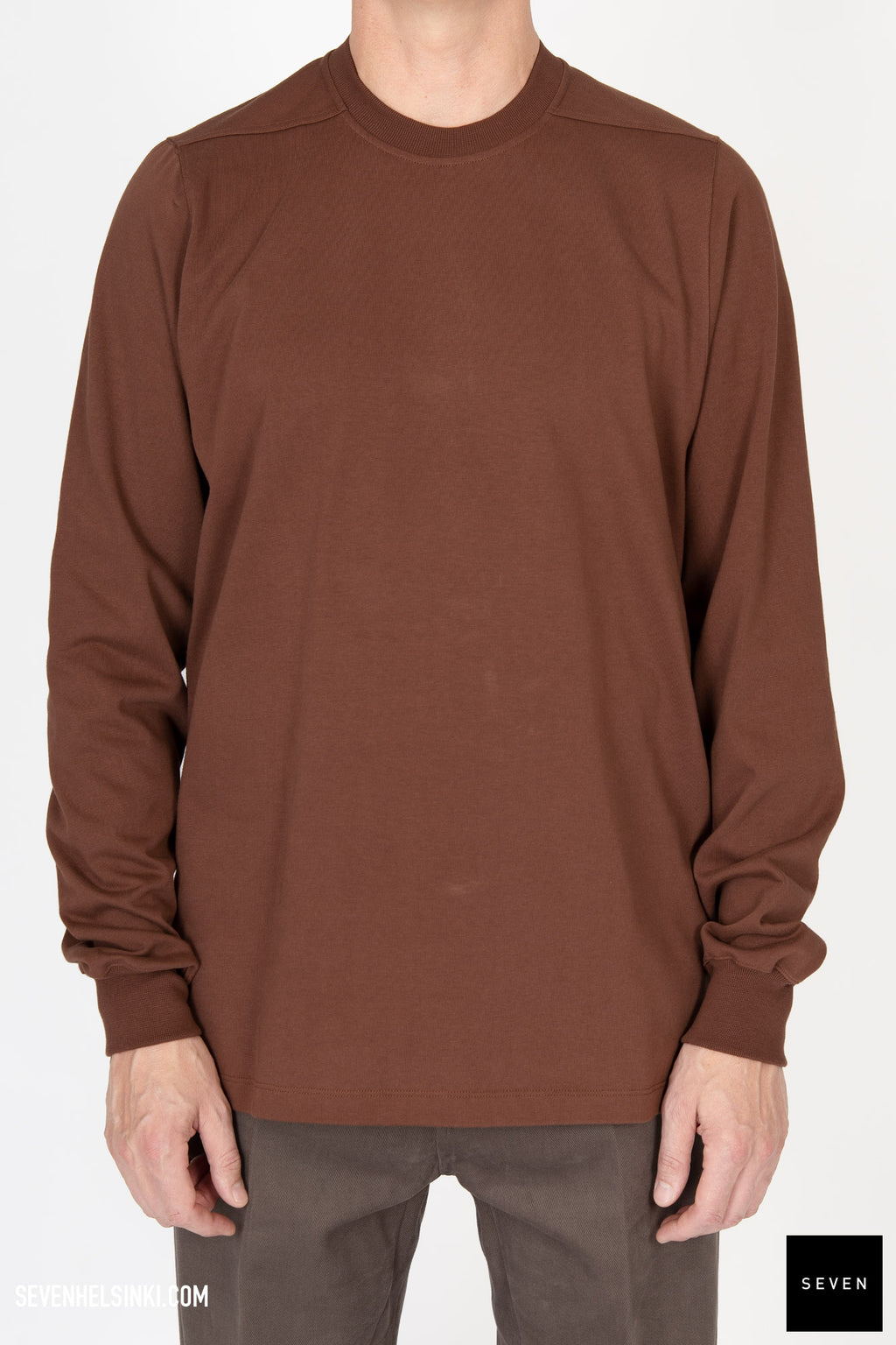 Rick Owens SHORT CREWNECK LS T