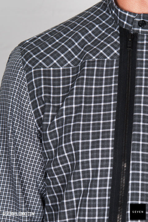 DOUBLE ZIP BLOUSON SHIRT