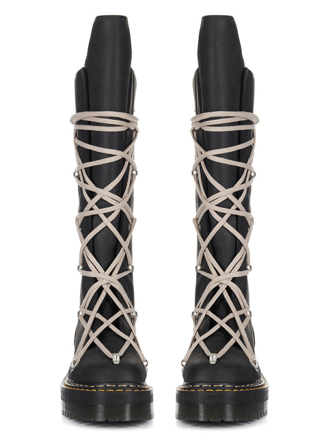 DR.MARTENS x RICK OWENS - 1B60 QUAD SOLE PENTALACE BOOT