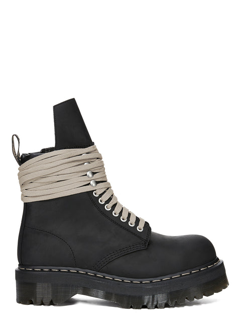  DR.MARTENS x RICK OWENS - QUAD SOLE STEEL TOE BOOT