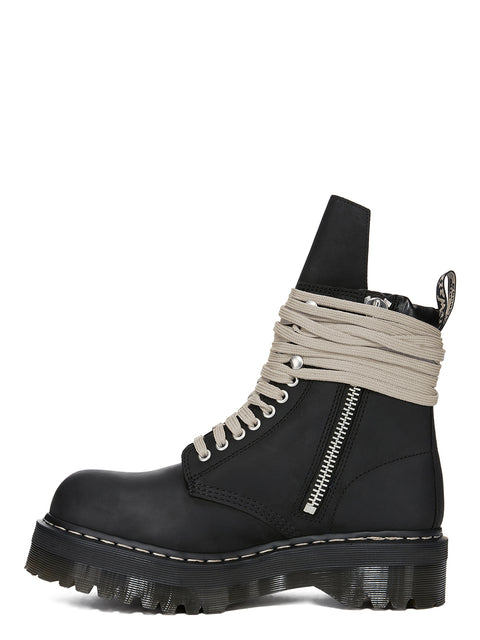  DR.MARTENS x RICK OWENS - QUAD SOLE STEEL TOE BOOT