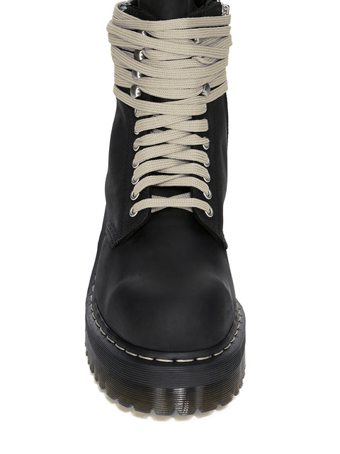  DR.MARTENS x RICK OWENS - QUAD SOLE STEEL TOE BOOT