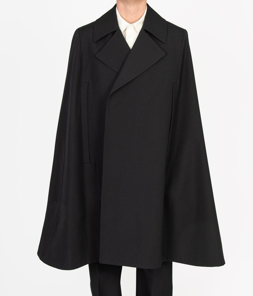 Rick Owens RICK OWENS X BONOTTO SLIM DRELLA CAPE | Shop online at SEVEN