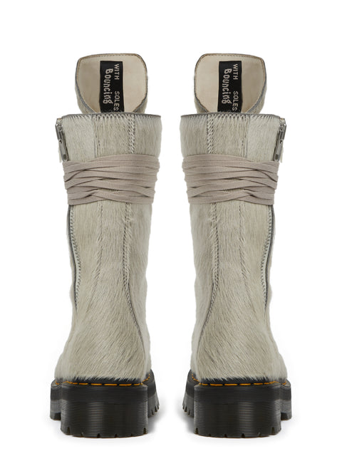  DR.MARTENS x RICK OWENS - FUR BOOTS